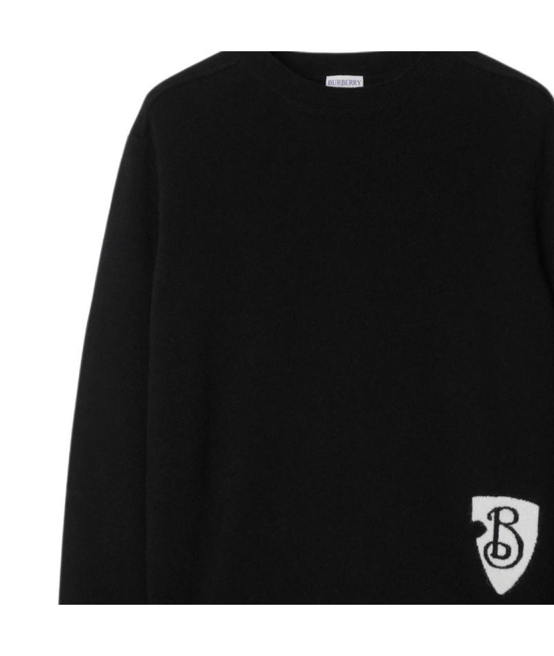 BURBERRY Черный джемпер / свитер, фото 5