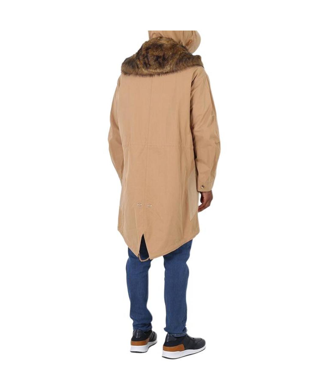 BURBERRY Коричневое пальто, фото 4