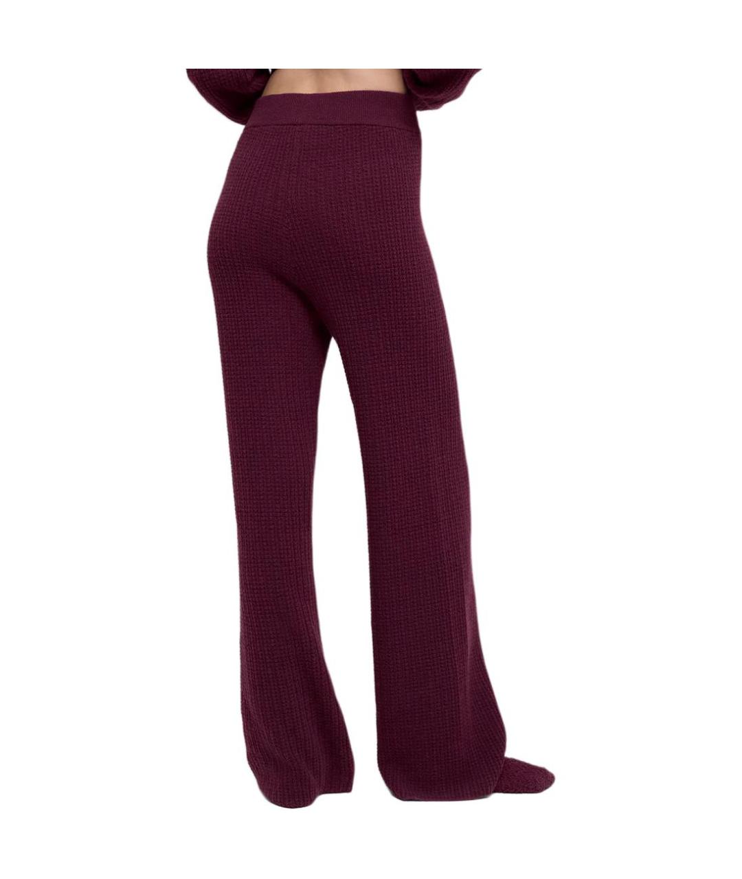 ALO YOGA Бордовые спортивные брюки и шорты, фото 2