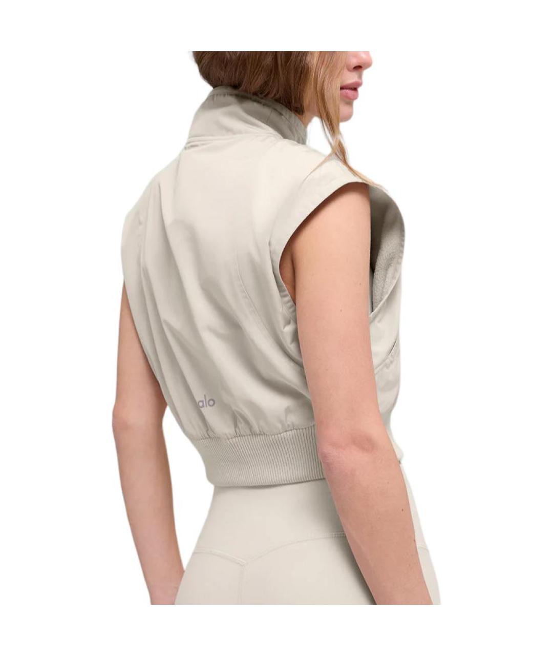 ALO YOGA Белая майка, фото 2