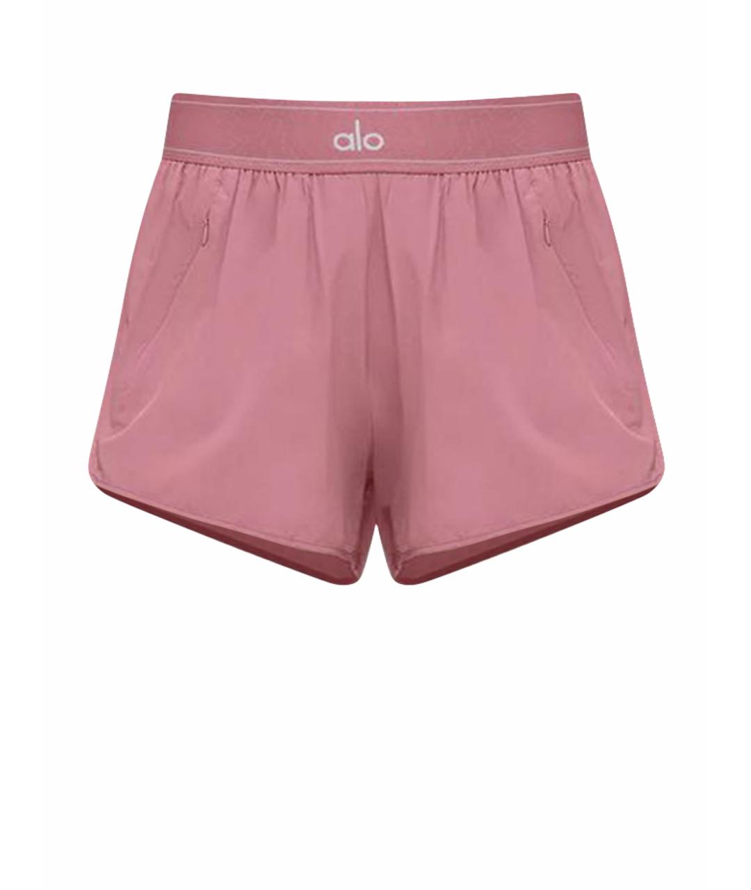 ALO YOGA Розовые спортивные брюки и шорты, фото 1
