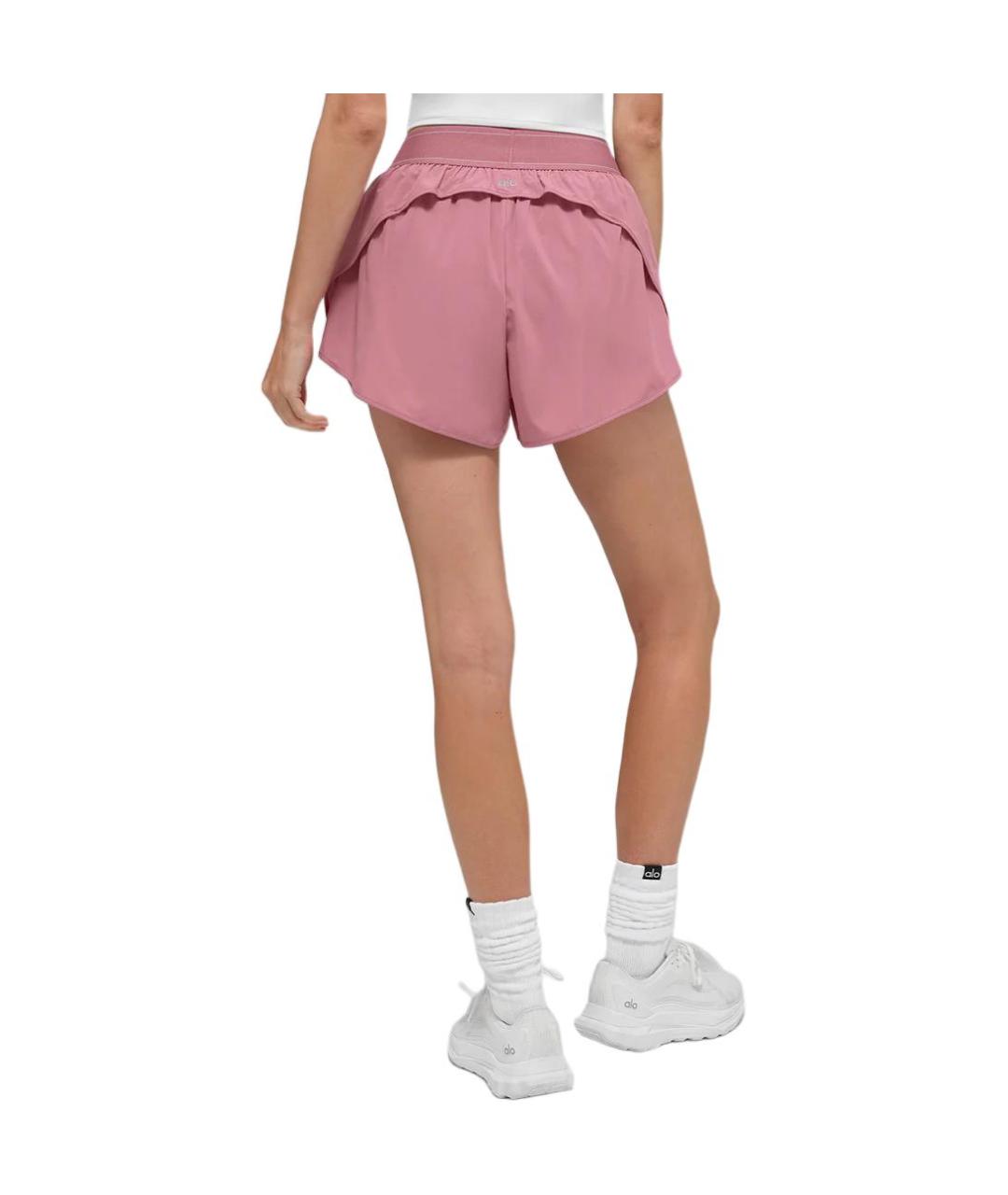 ALO YOGA Розовые спортивные брюки и шорты, фото 2