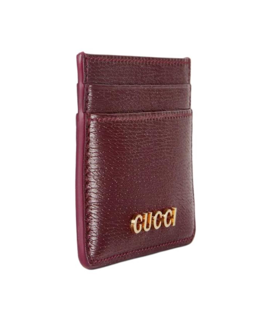 GUCCI Красный кожаный кардхолдер, фото 2