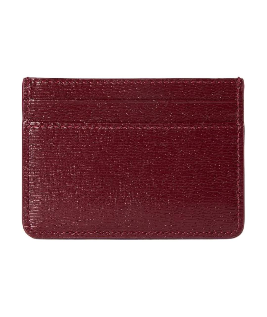 GUCCI Красный кожаный кардхолдер, фото 3