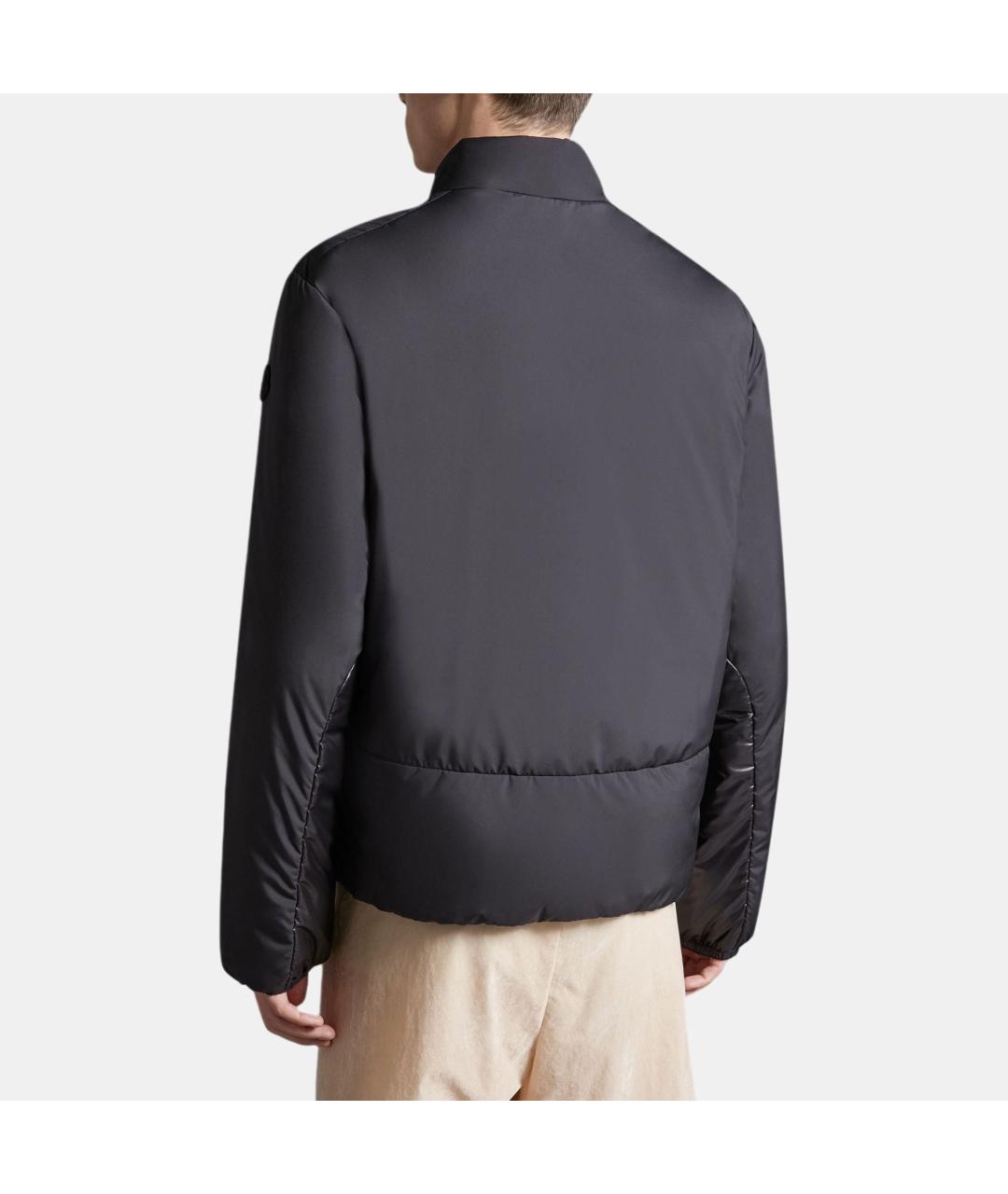 MONCLER Черный пуховик, фото 4