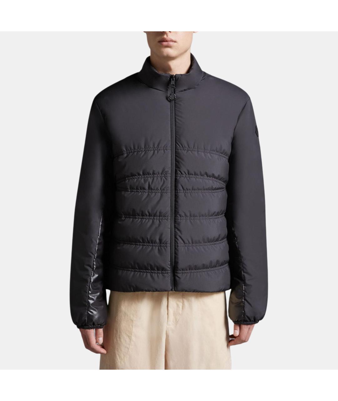 MONCLER Черный пуховик, фото 3