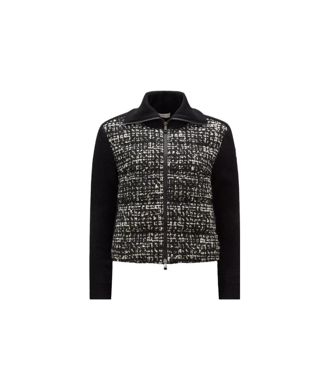 MONCLER Черная шерстяная куртка, фото 1