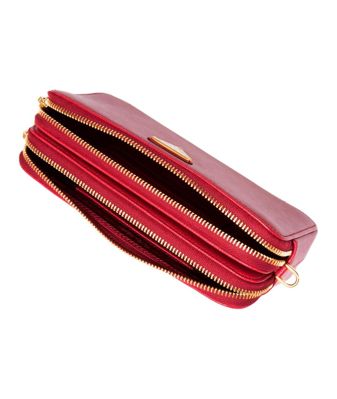 PRADA Красная кожаная сумка через плечо, фото 3