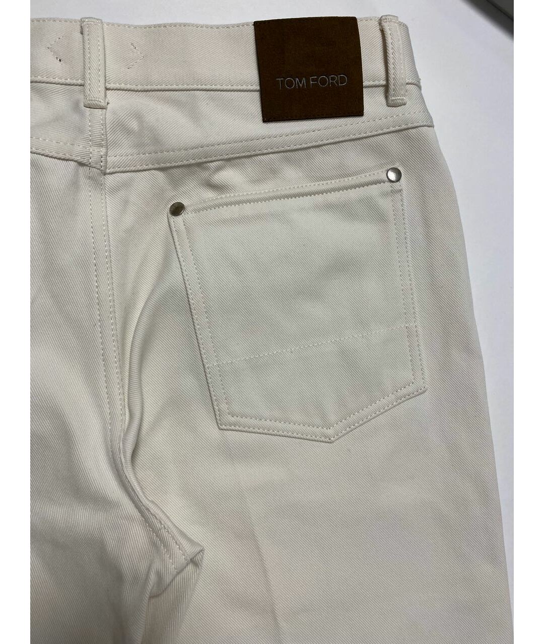 TOM FORD Хлопковые прямые джинсы, фото 4