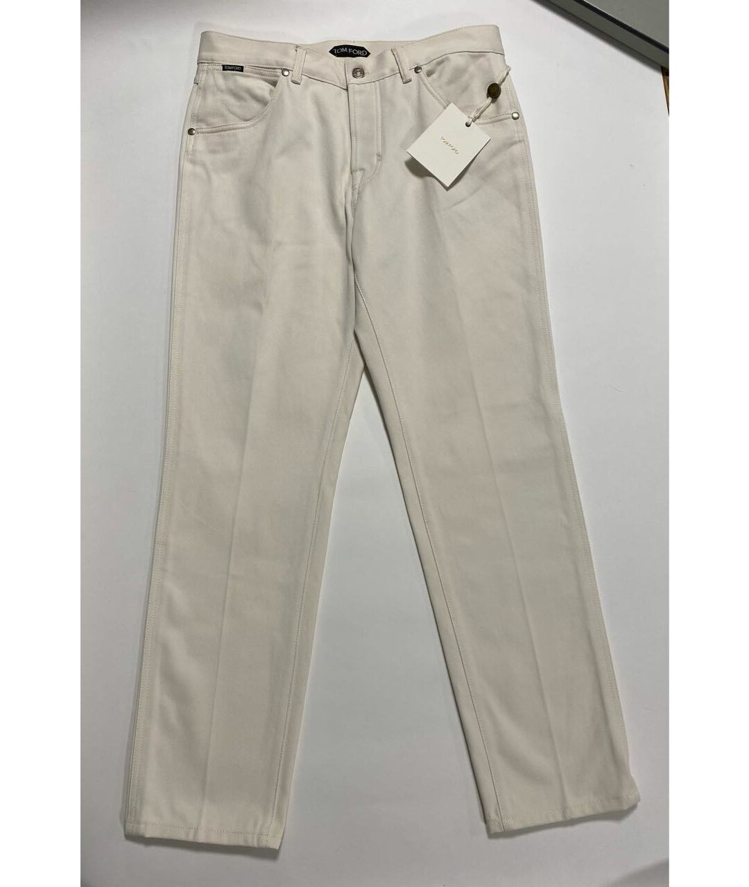 TOM FORD Хлопковые прямые джинсы, фото 9