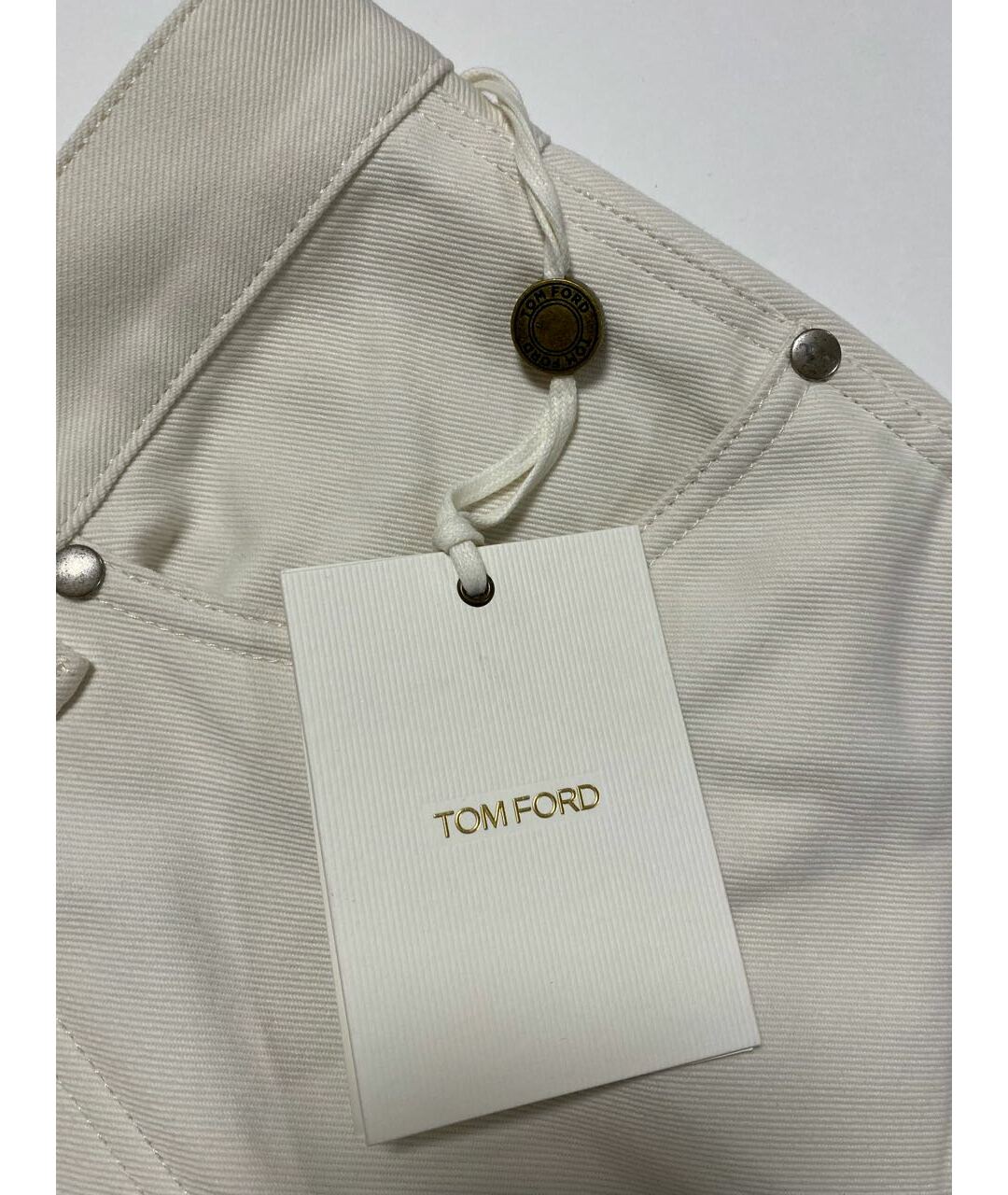 TOM FORD Хлопковые прямые джинсы, фото 8
