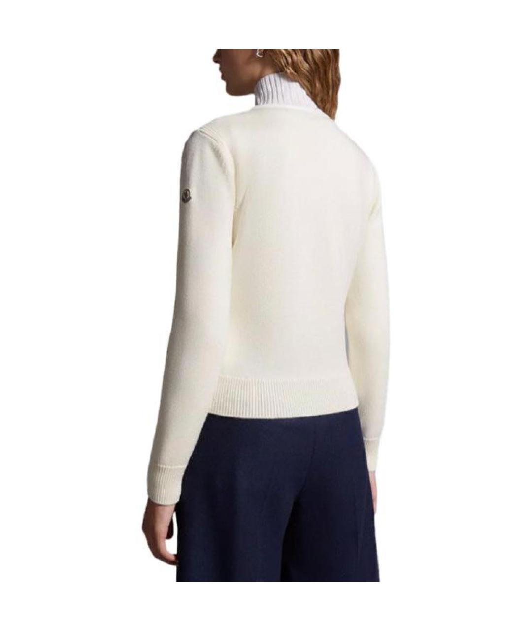 MONCLER Белая куртка, фото 4