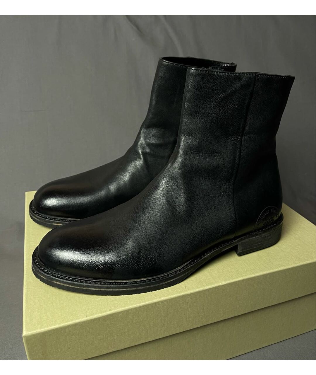 JOHN GALLIANO Черные кожаные высокие ботинки, фото 8
