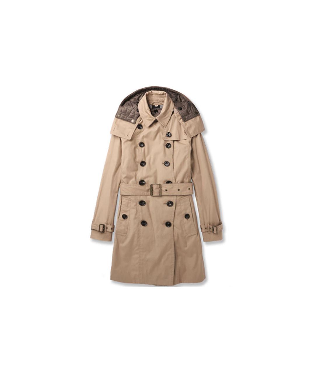 BURBERRY Хаки хлопковый тренч/плащ, фото 1