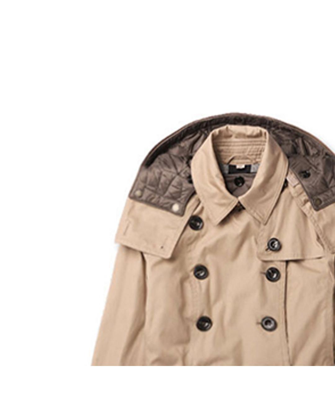 BURBERRY Хаки хлопковый тренч/плащ, фото 3