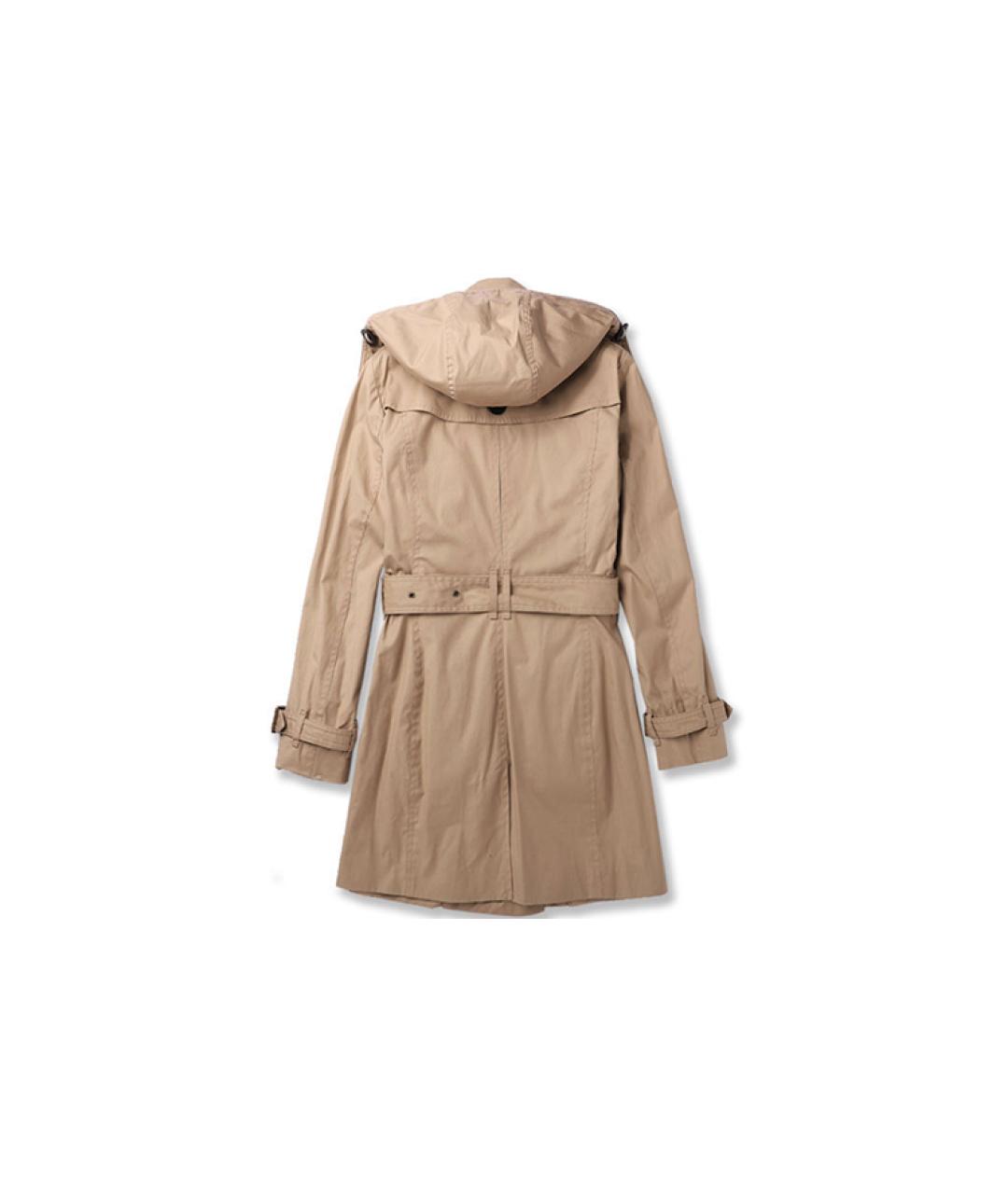 BURBERRY Хаки хлопковый тренч/плащ, фото 2