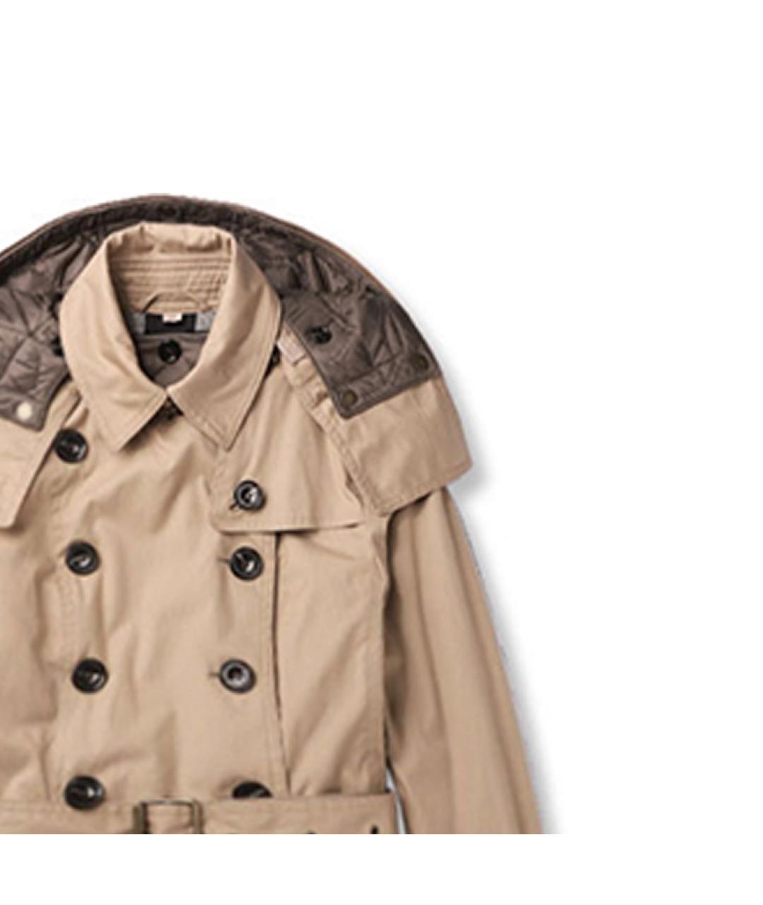 BURBERRY Хаки хлопковый тренч/плащ, фото 5