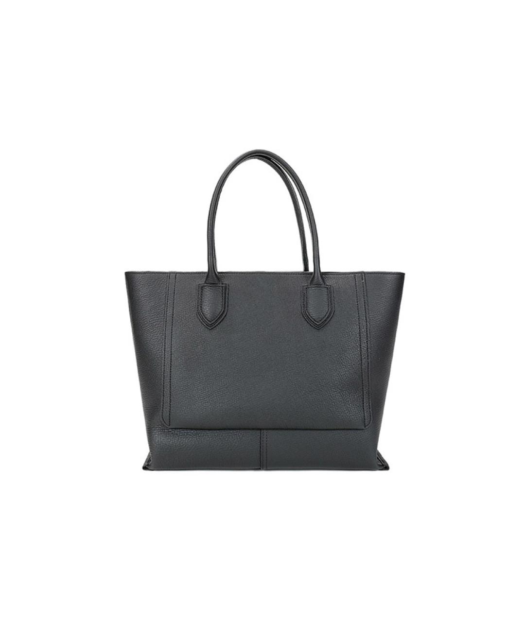 LONGCHAMP Черная кожаная сумка через плечо, фото 4
