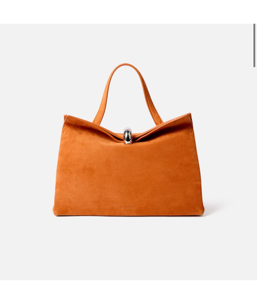 JACQUEMUS Замшевая сумка тоут, фото 4