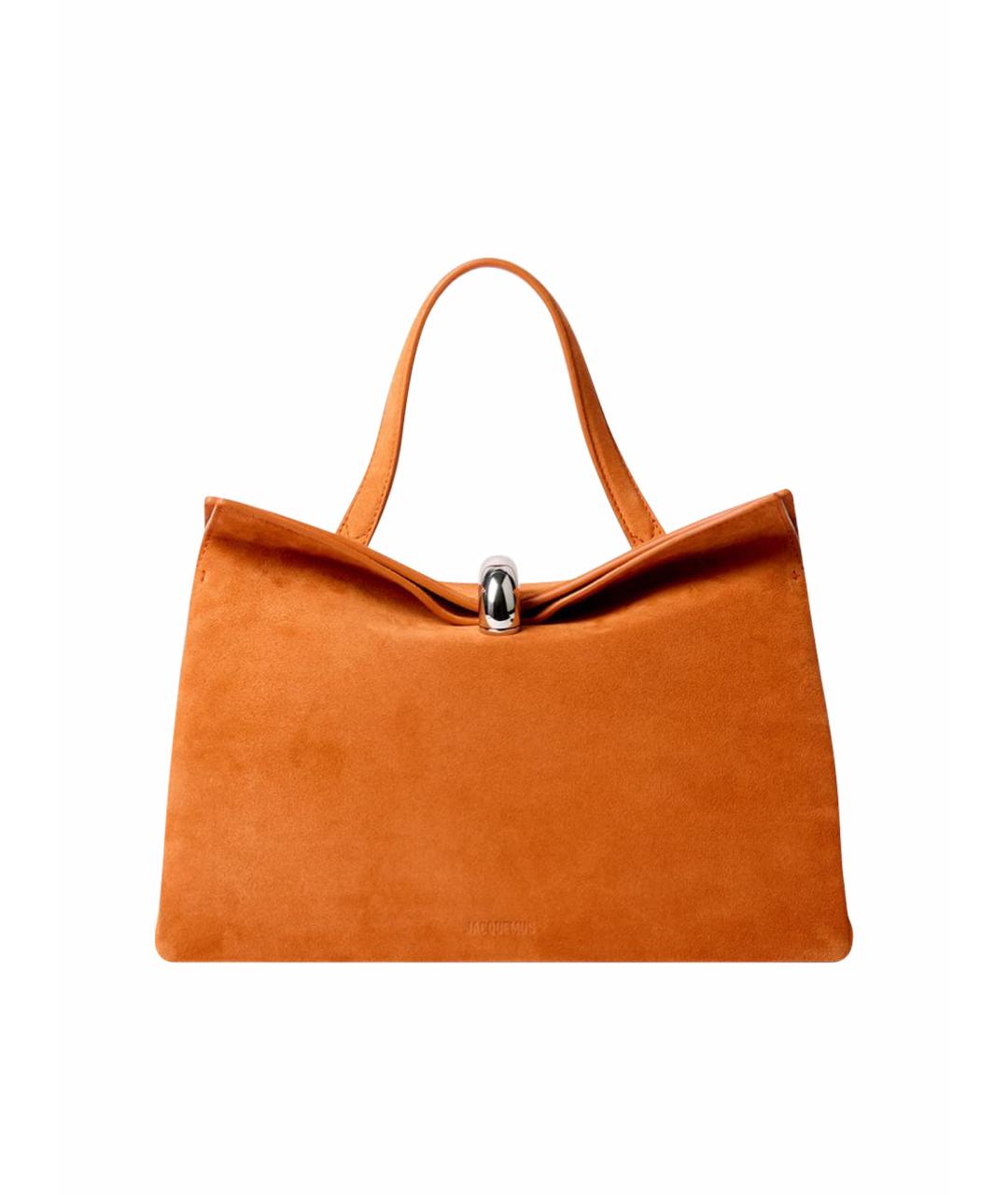 JACQUEMUS Замшевая сумка тоут, фото 1