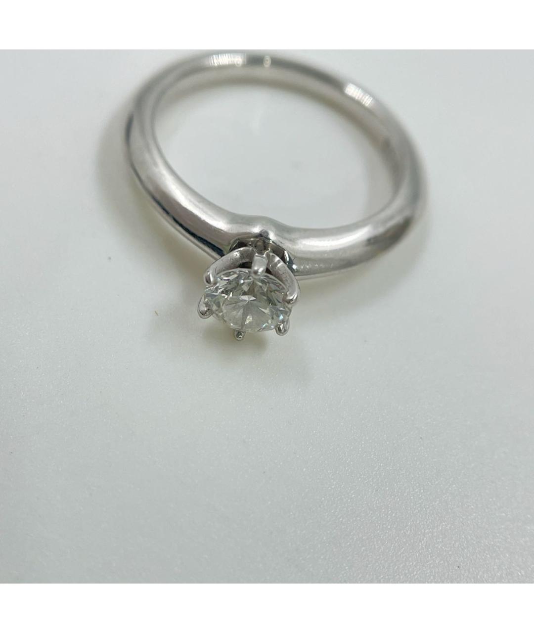 TIFFANY&CO Белое платиновое кольцо, фото 5