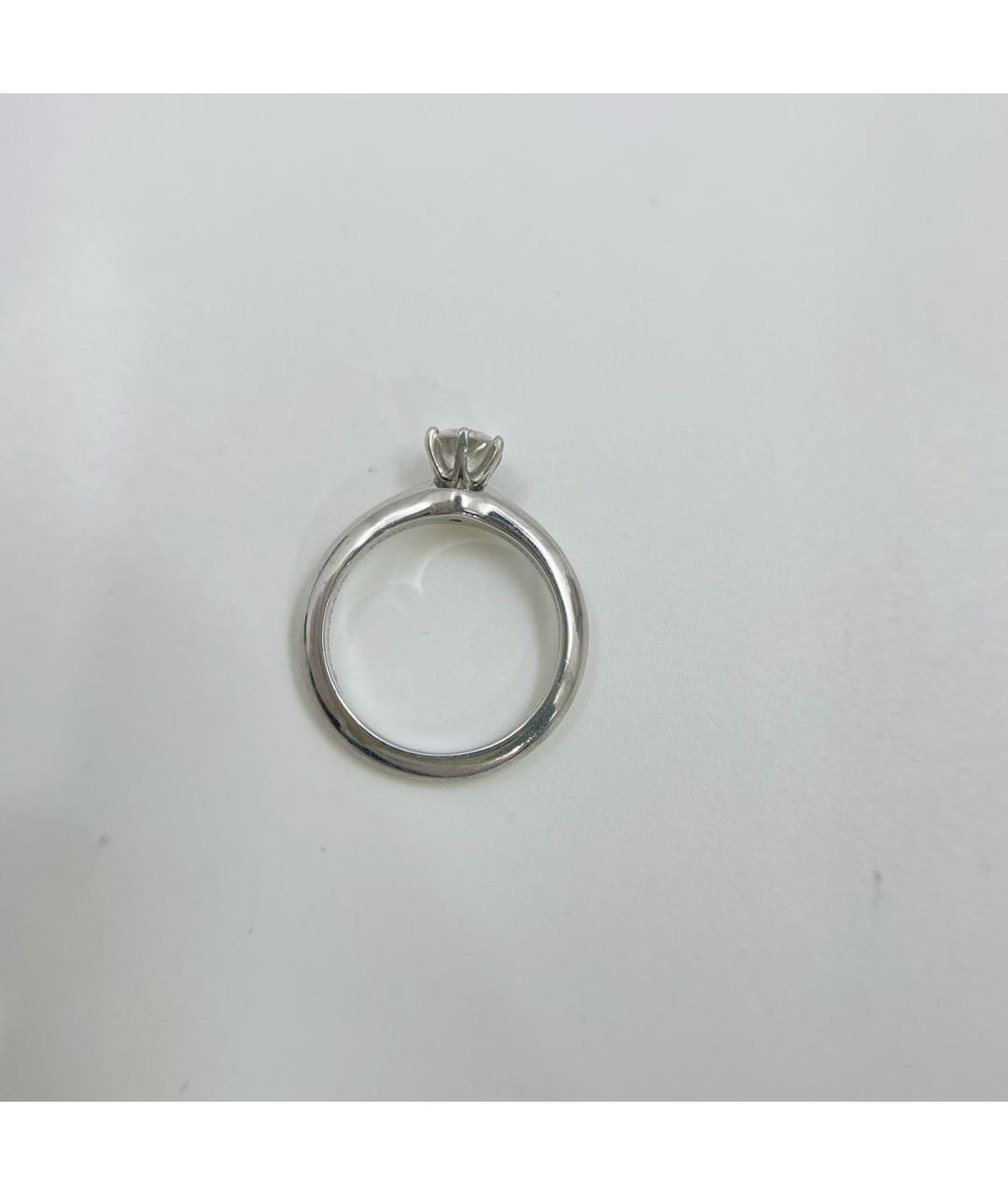 TIFFANY&CO Белое платиновое кольцо, фото 3