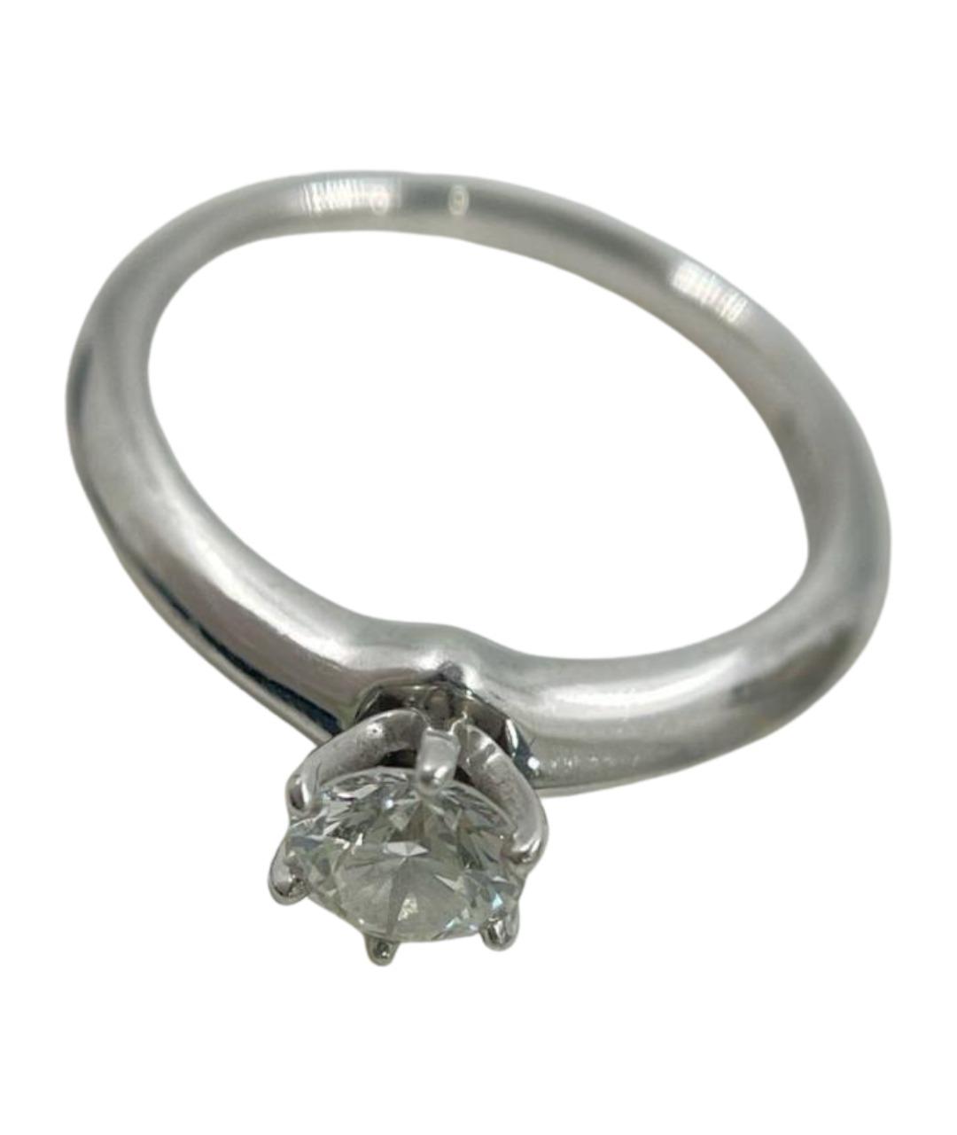 TIFFANY&CO Белое платиновое кольцо, фото 1