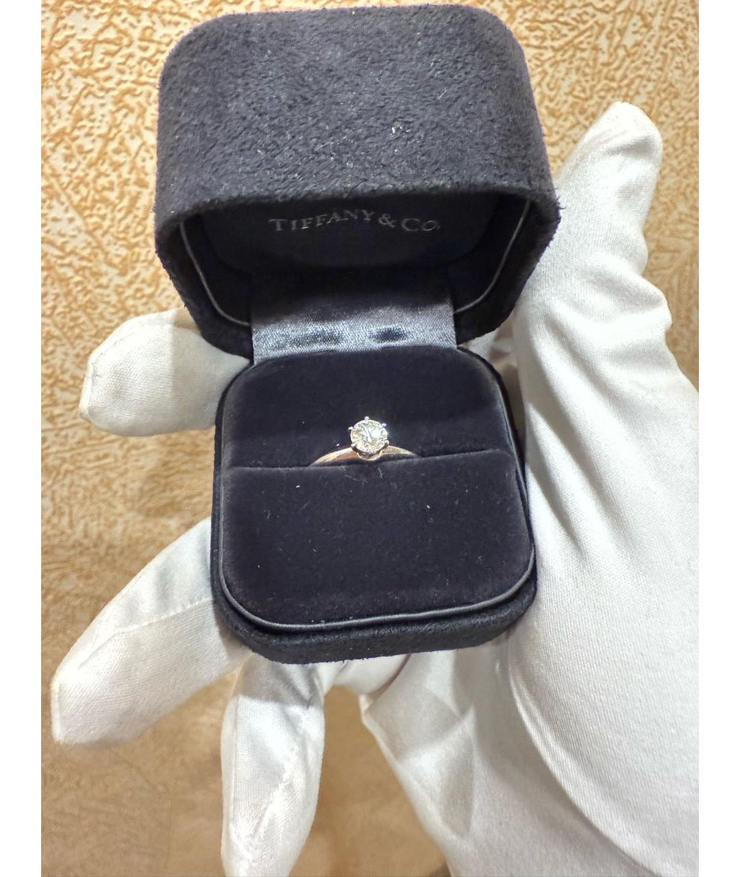 TIFFANY&CO Белое платиновое кольцо, фото 2