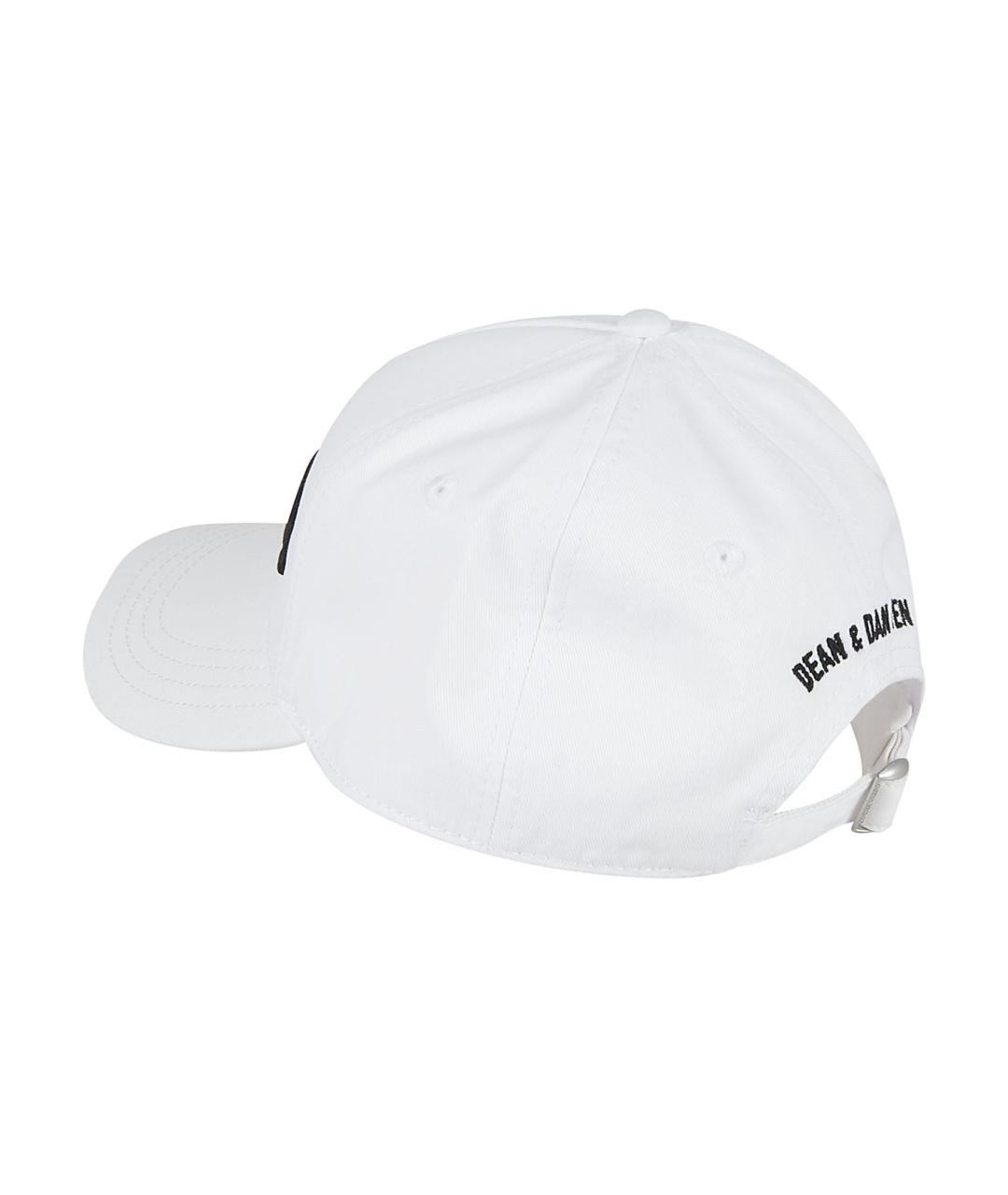 DSQUARED2 Белая хлопковая кепка, фото 2