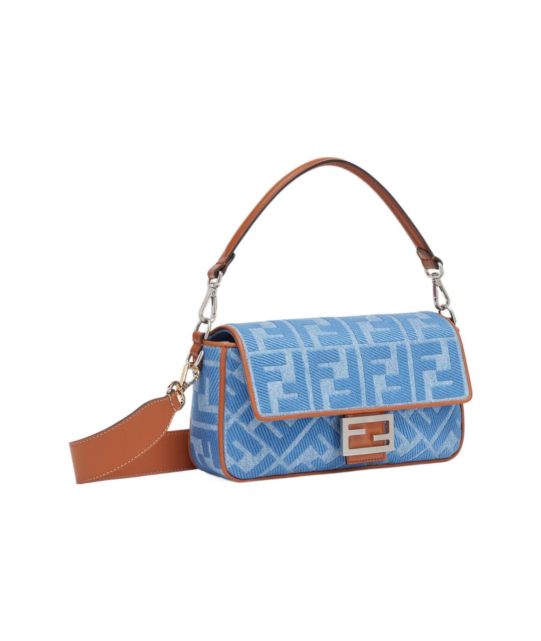 FENDI Синяя сумка через плечо, фото 2