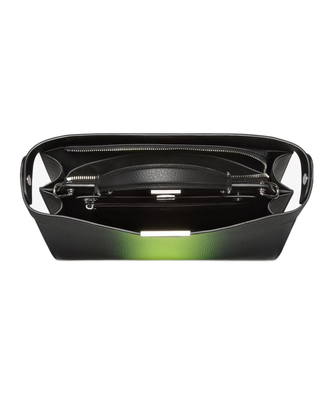 FENDI Зеленая кожаная сумка на плечо, фото 5