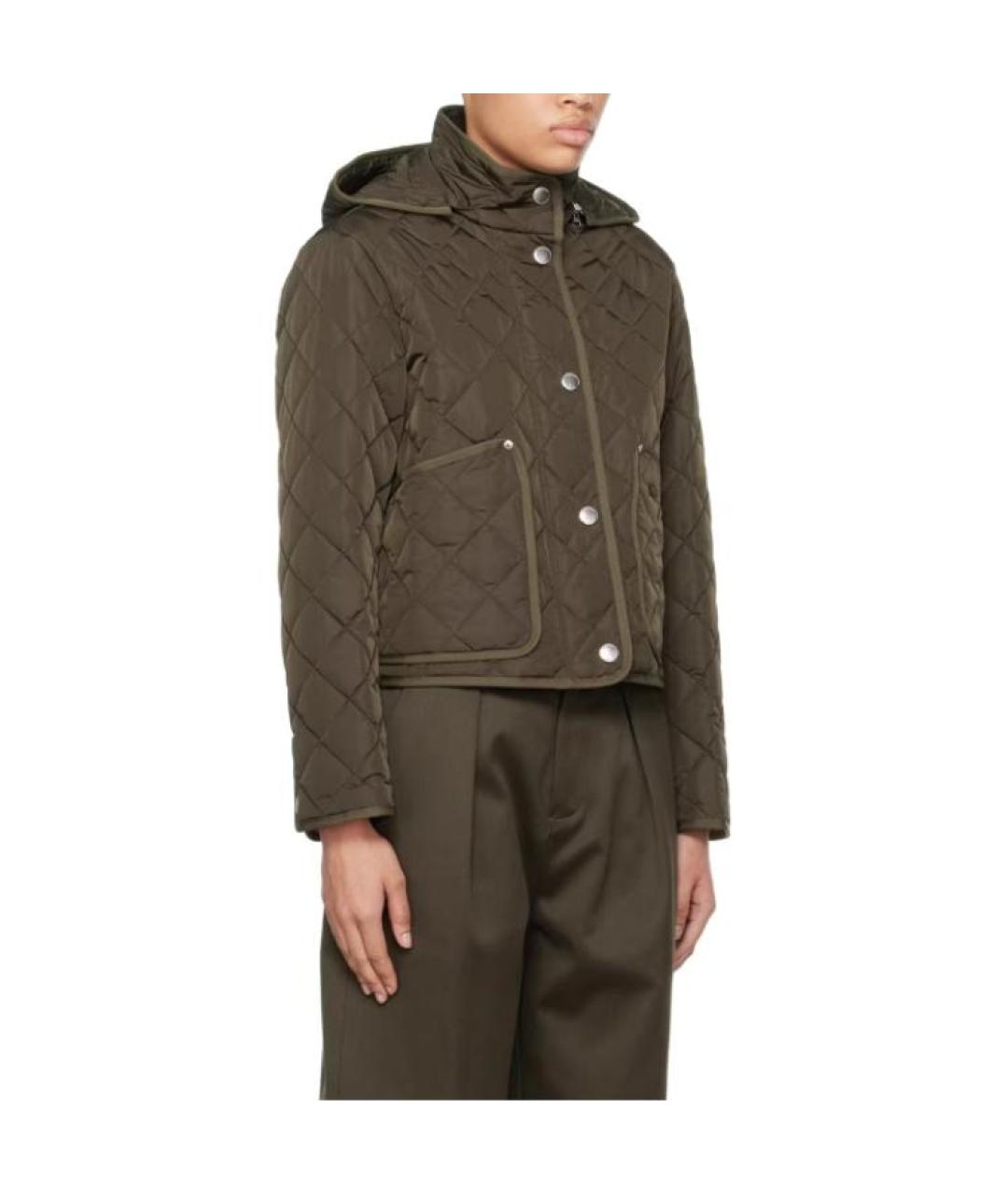 BURBERRY Зеленая куртка, фото 4