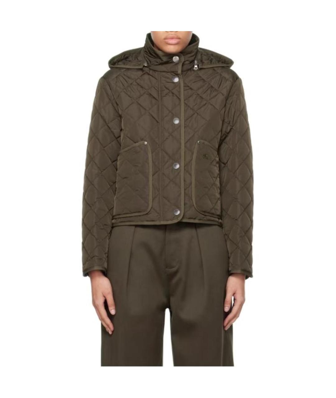 BURBERRY Зеленая куртка, фото 5