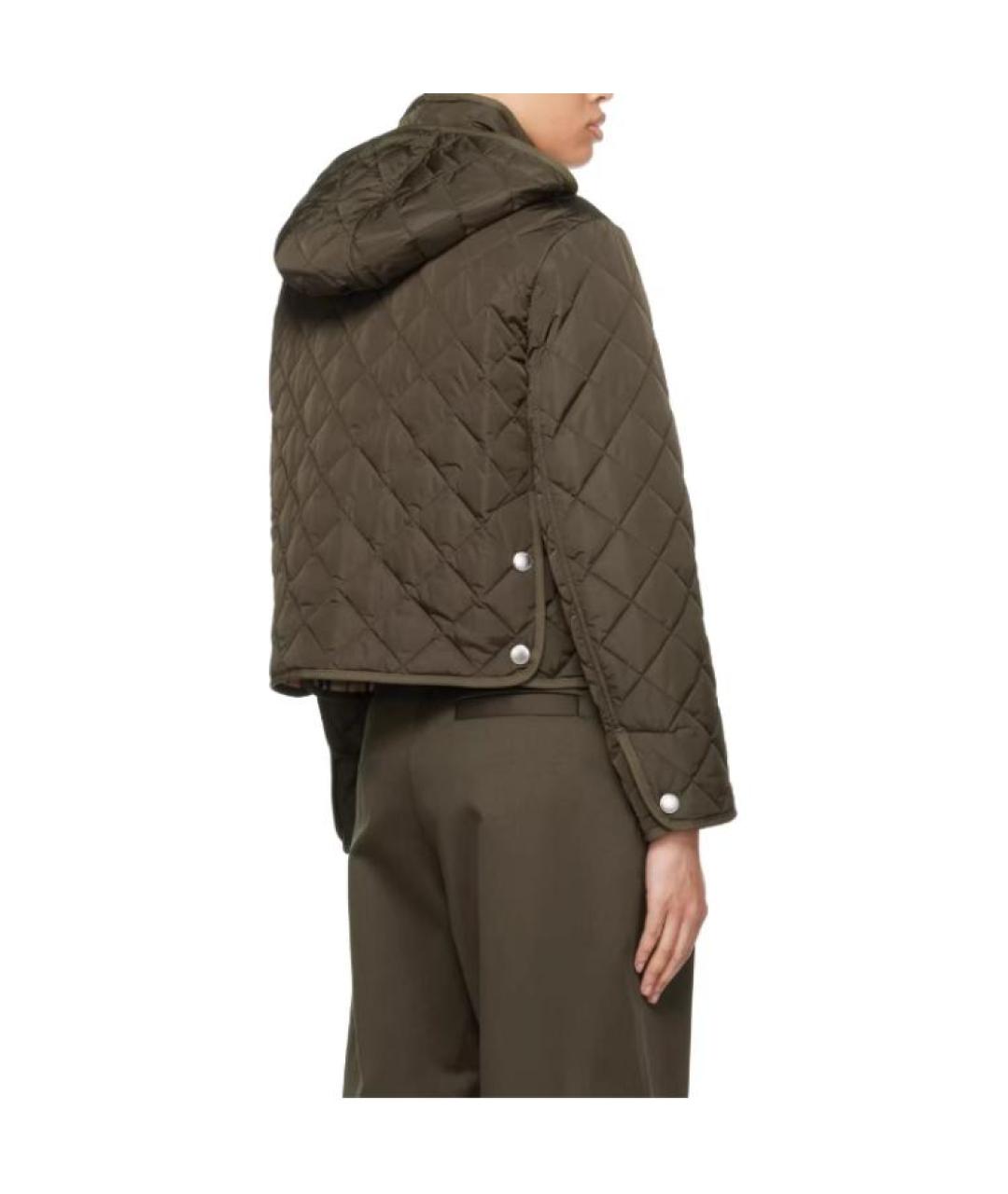BURBERRY Зеленая куртка, фото 3