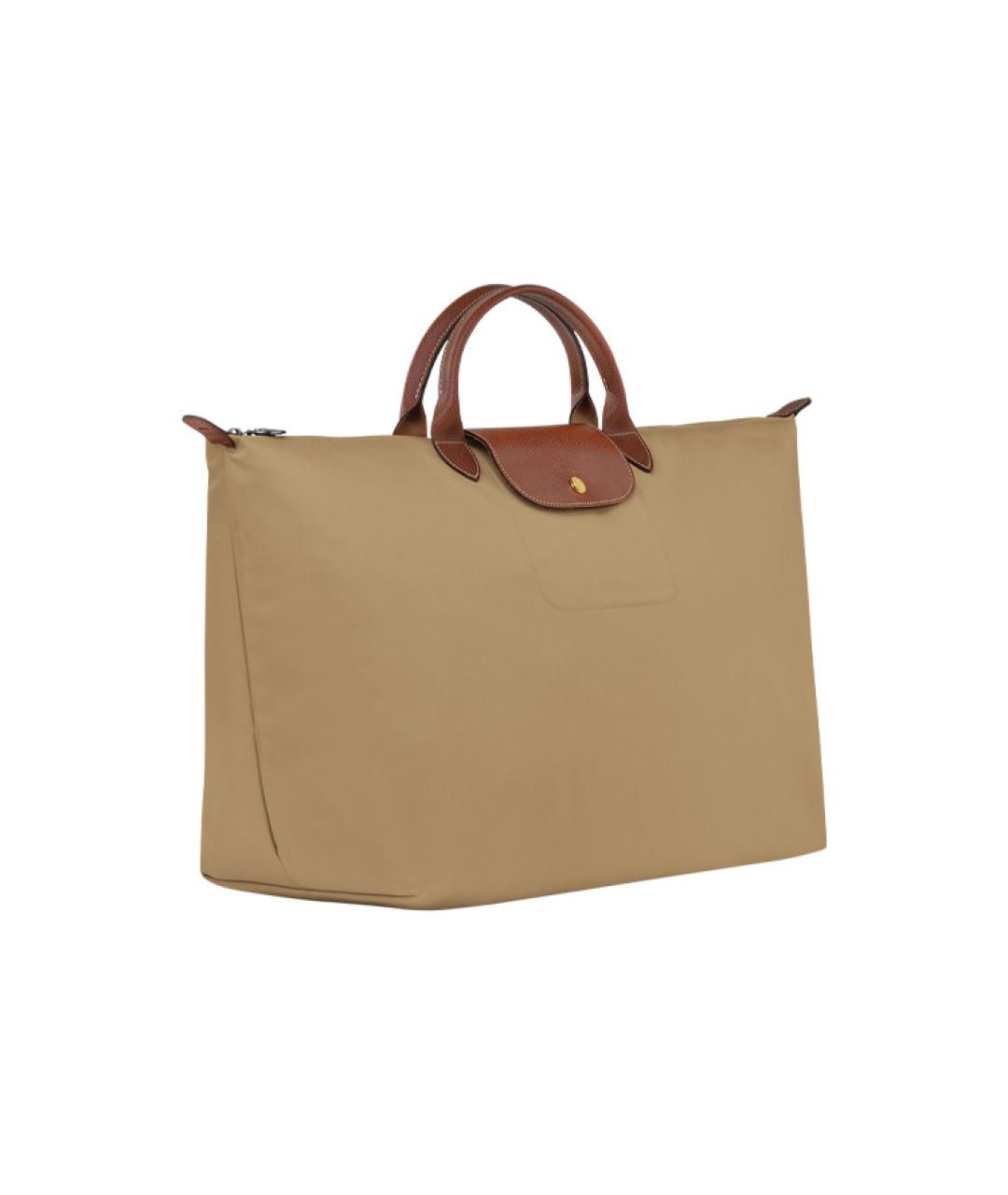 LONGCHAMP Бежевая сумка с короткими ручками, фото 2