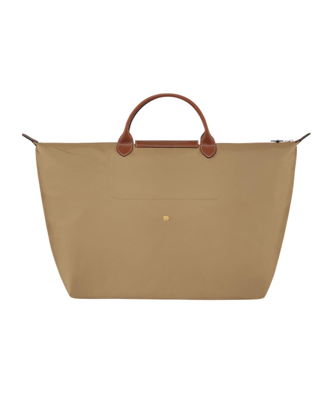 LONGCHAMP Бежевая сумка с короткими ручками, фото 3