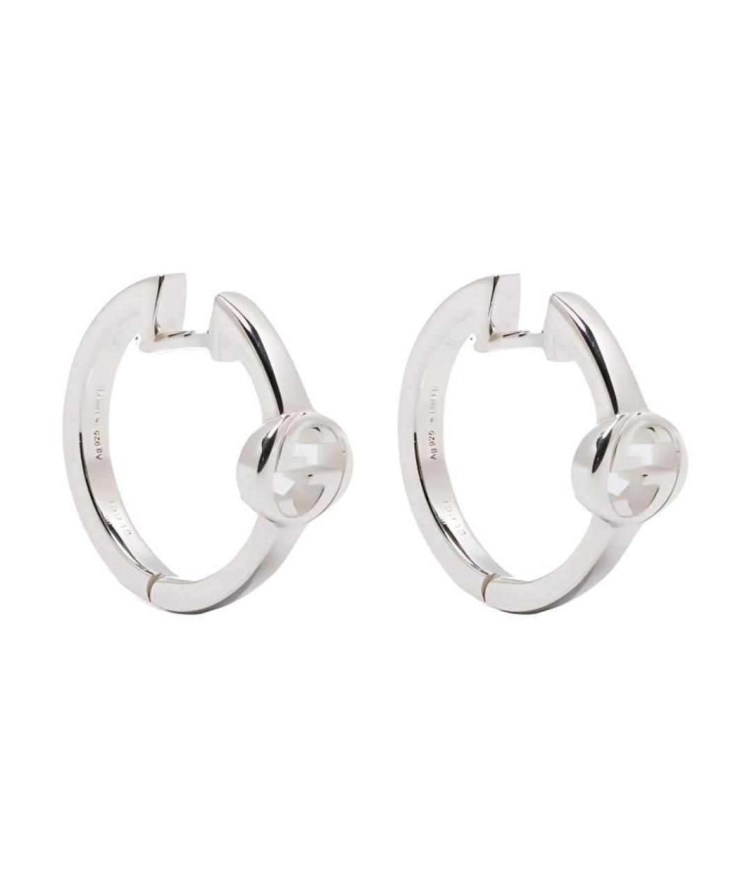 GUCCI Серебряные серебряные серьги, фото 1