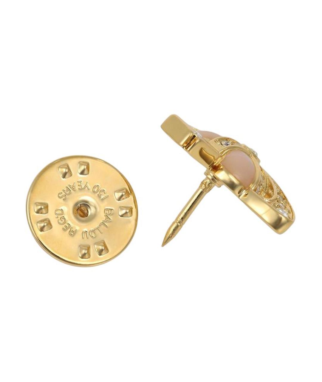 VIVIENNE WESTWOOD Золотые латунные серьги, фото 3