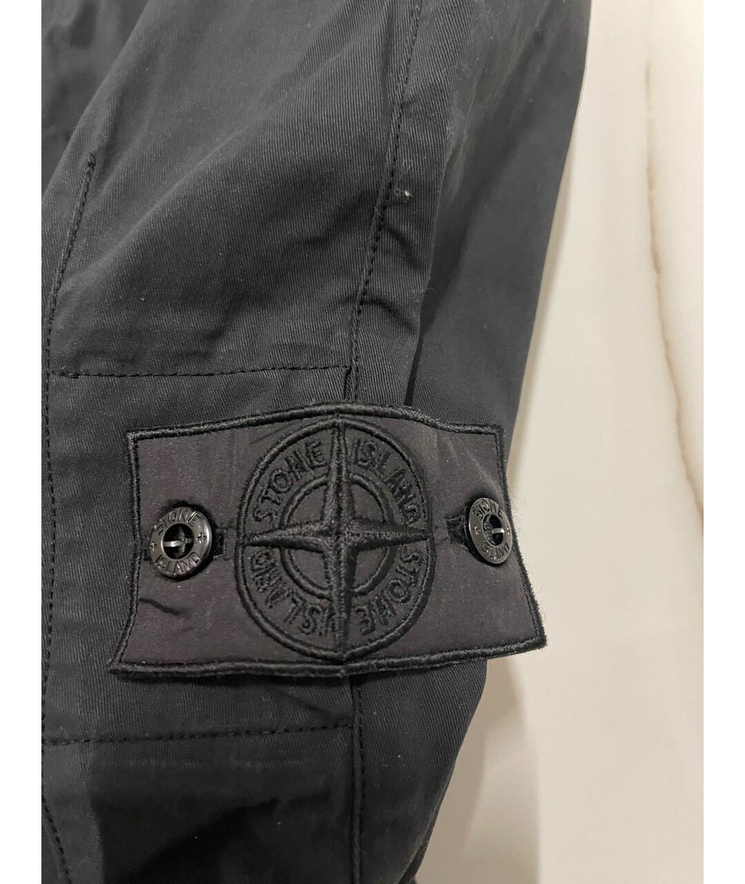 STONE ISLAND SHADOW PROJECT Черные брюки чинос, фото 3