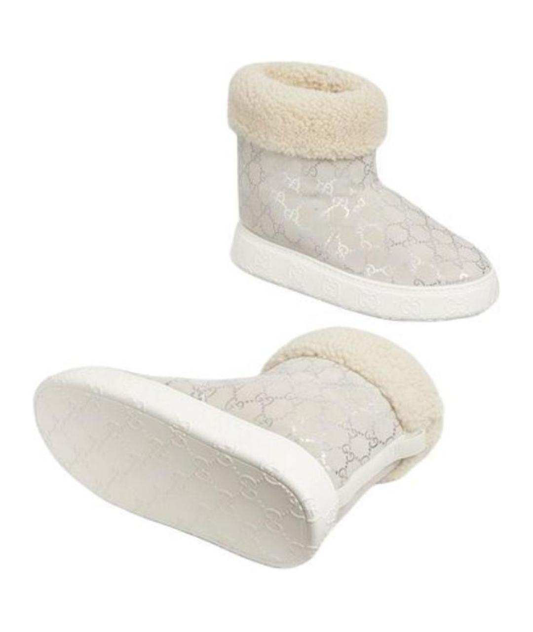 GUCCI Серые ботинки, фото 5