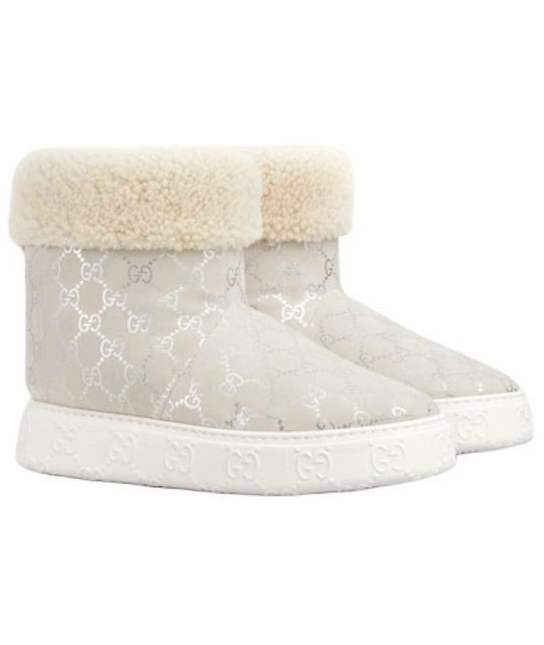 GUCCI Серые ботинки, фото 2