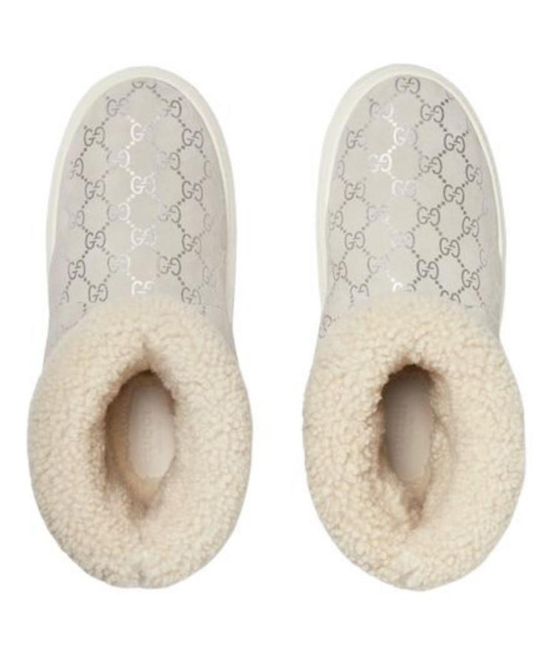 GUCCI Серые ботинки, фото 3