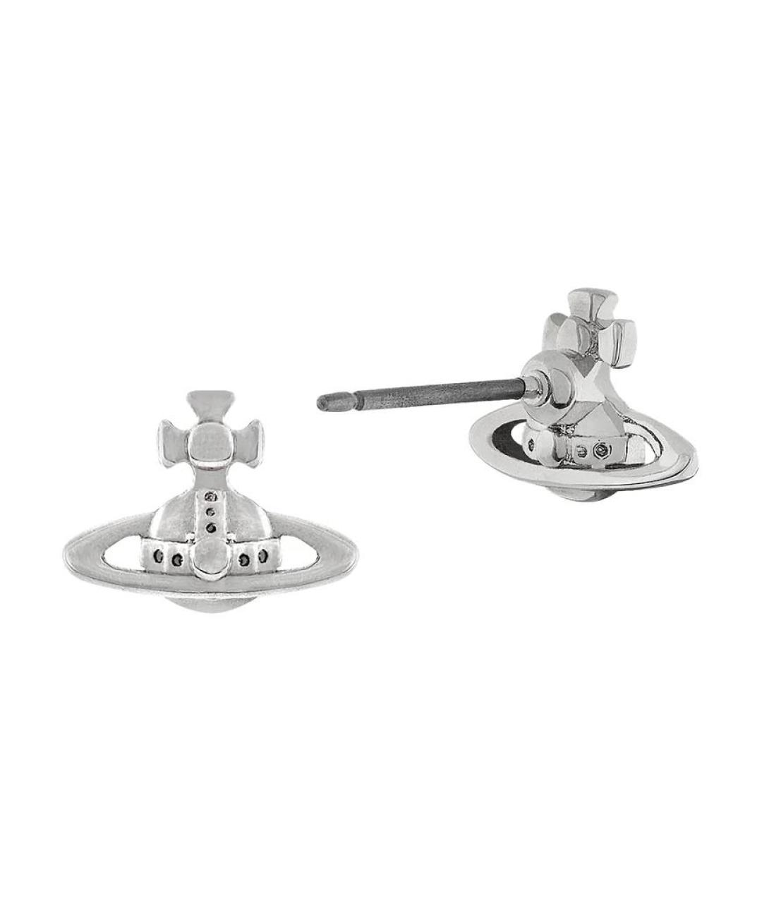 VIVIENNE WESTWOOD Серебряные латунные серьги, фото 2