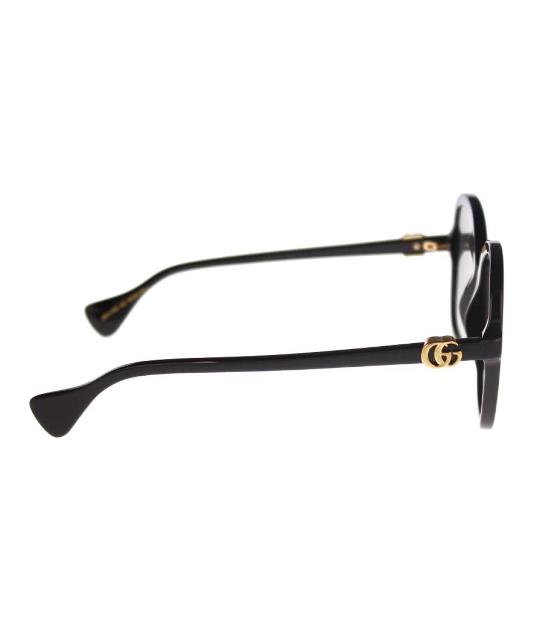 GUCCI Черные пластиковые солнцезащитные очки, фото 3