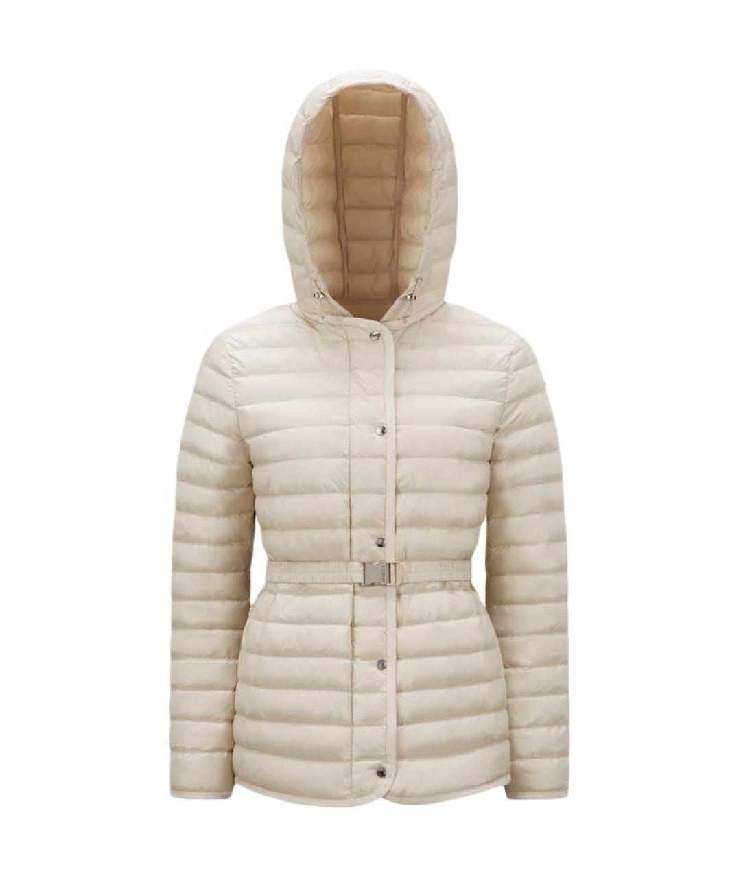 MONCLER Белый пуховик, фото 1