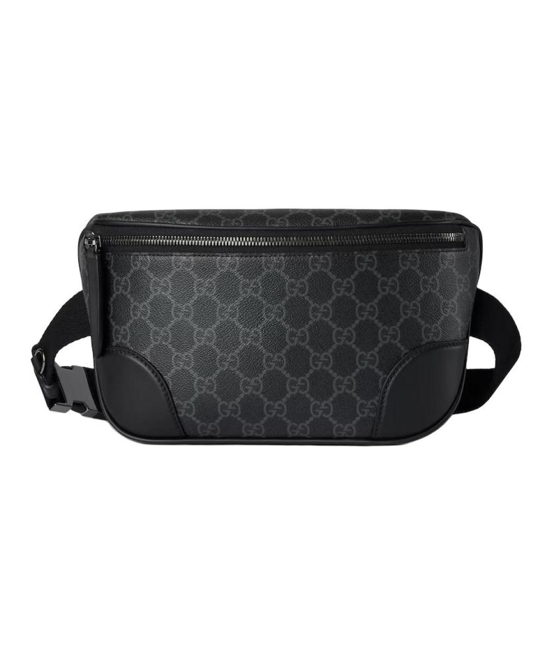 GUCCI Черная поясная сумка, фото 1