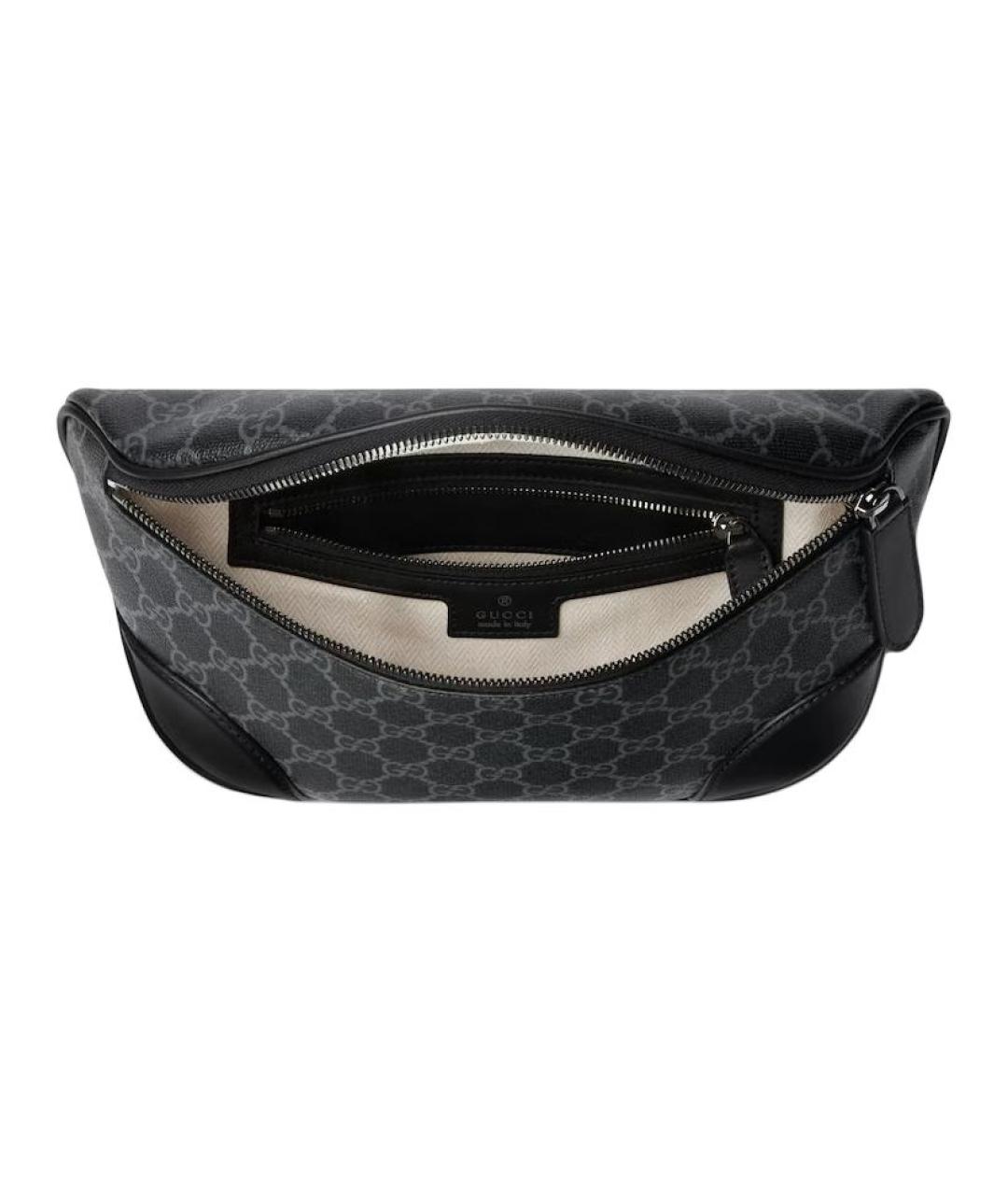GUCCI Черная поясная сумка, фото 5