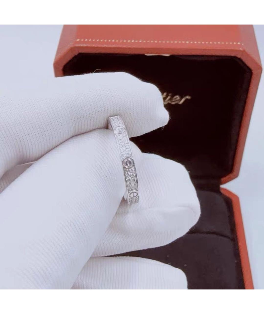 CARTIER Белое кольцо из белого золота, фото 5