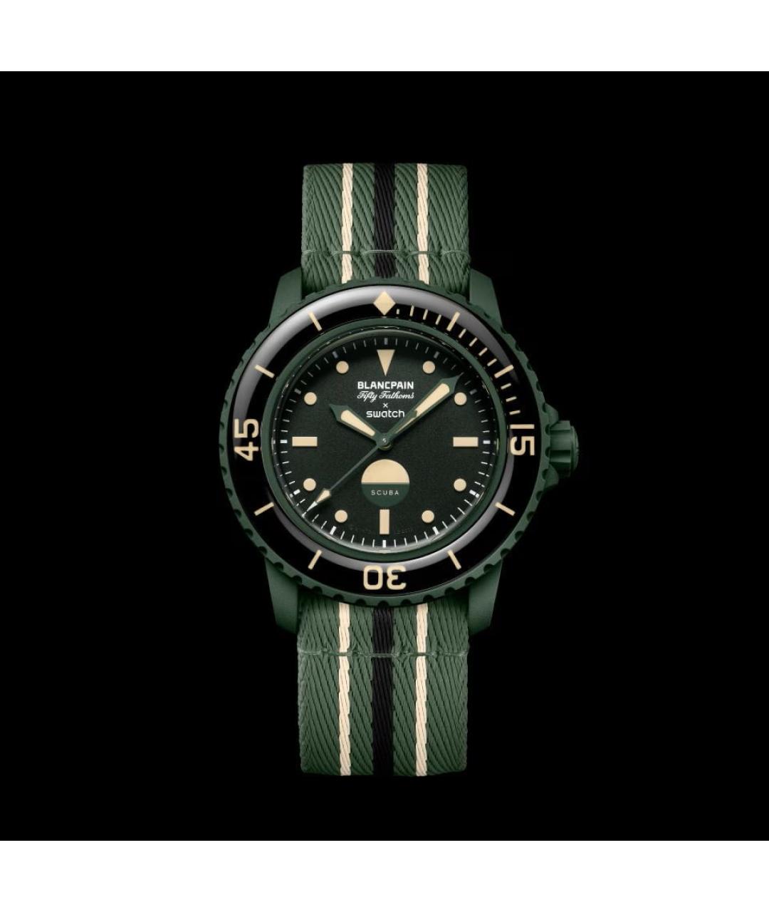 Swatch Хаки керамические часы, фото 6