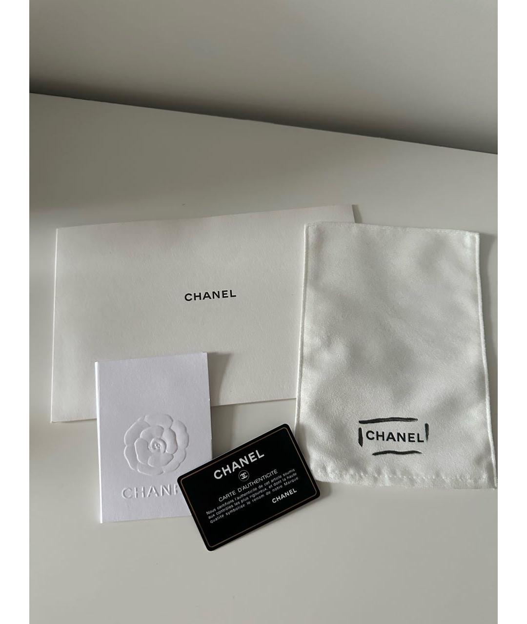 CHANEL Черная кожаная сумка с короткими ручками, фото 8